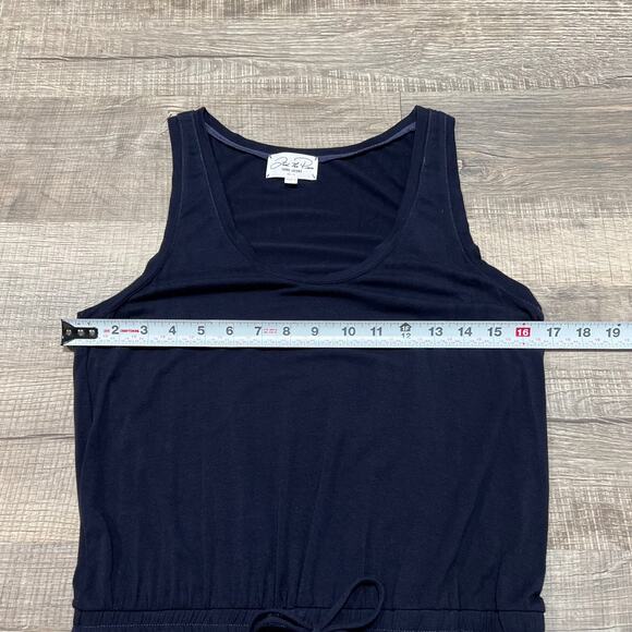 Feel the Piece Terre Jacobs XS/S Mini Casual Athleisure Dress Knit Pockets Blue - Picture 6 of 7